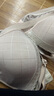 十月結(jié)晶 孕婦內(nèi)衣女秋冬聚攏哺乳文胸懷孕期喂奶專用上開扣文胸粉格XL碼 曬單實(shí)拍圖