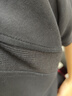 迪伽達(dá)黑色小領(lǐng)口boxy短袖男士夏季新款美式拼接太空棉t恤索羅娜半袖 CQS-1438黑色 3XL 曬單實(shí)拍圖