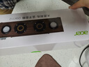 宏碁（acer）電腦音響藍(lán)牙小音箱有線木質(zhì)桌面重低音炮大音量usb一線通揚(yáng)聲器適用于臺(tái)式機(jī)筆記本手機(jī)平板 胡桃木色有線【電腦都可用】 曬單實(shí)拍圖