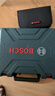 博世（BOSCH）電鉆鉆墻打孔無(wú)刷鋰電沖擊鉆電動(dòng)螺絲刀GSB185 18V雙電小黑俠套裝 曬單實(shí)拍圖