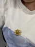 CAROMAY蜜蜂向日葵胸針女精致西裝胸花高檔別針生日情人節禮物送女友老婆 蜜蜂向日葵胸針包郵 曬單實(shí)拍圖
