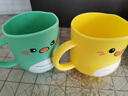 漱口杯兒童刷牙杯子1歲+女孩男童寶寶喝水杯2個(gè) 曬單實(shí)拍圖
