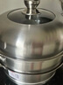 愛(ài)仕達(dá)（ASD）蒸鍋304不銹鋼三層蒸鍋家用復(fù)底湯鍋 30CM大容量蒸籠蒸包子30G3WG 曬單實(shí)拍圖