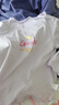 笛莎（DEESHA）童裝女童打底衫兒童花邊半高領(lǐng)上衣春夏季薄款內搭t恤 曬單實(shí)拍圖