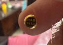 領(lǐng)豐金（LING FENG GOLD）AU9999黃金豆豆足金投資金豆子送女友送媽媽送小孩禮物儲(chǔ)備金擺件 1g 曬單實(shí)拍圖