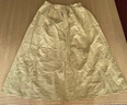 無印良品（MUJI）女式 漢麻棉輕便長裙 長半身裙女裙子 25年夏季女裝 BE1VBC5S 黃色 L （165/70A） 曬單實拍圖