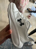 安德瑪（Under Armour）春季兒童防滑跑步鞋男女大童舒適耐磨運(yùn)動(dòng)鞋2511106 白色 36 曬單實(shí)拍圖