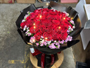 幽客玉品情人節(jié)鮮花速遞紅玫瑰花束表白送女友老婆生日禮物全國同城配送 33朵紅玫瑰花束—女王款 曬單實(shí)拍圖