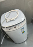 智慧小黃鴨嬰兒迷你洗衣機4.5kg小型全自動(dòng)洗衣機家用兒童寶寶專(zhuān)用高溫煮洗烘干殺菌除螨免污內衣褲洗烘一體 4.5KG炫白按鍵【全國聯(lián)保+藍光洗滌+洗脫一體】 曬單實(shí)拍圖