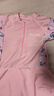 貝瑞加（Babyprints）兒童泳衣女孩連體泳衣中大童速干游泳訓(xùn)練衣泡溫泉泳裝 粉3XL 曬單實(shí)拍圖