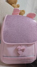 小蟲家2025新款書包小學(xué)生女生女孩一到三年級兒童女童輕便減負(fù)雙肩包 【兔子掛件】+ 粉色書包（1-3年級） 曬單實拍圖