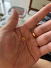 六福珠寶 足金玫瑰花黃金耳釘女款金耳飾禮物 計價 GMG50042 約1.78克 曬單實拍圖