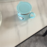 史努比（SNOOPY）兒童牛奶水杯寶寶家用幼兒園防摔不銹鋼單柄學飲小口杯260ml 粉 曬單實拍圖