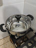 愛(ài)仕達(dá)（ASD）湯鍋304不銹鋼單層蒸鍋 蒸煮一體燉湯鍋22CM電磁爐燃?xì)庠钔ㄓ肸SB1 曬單實(shí)拍圖
