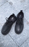 海瀾之家男鞋2026新款休閑皮鞋男低幫男士休閑鞋增高鞋子男真皮工裝上班鞋 黑色 42 曬單實(shí)拍圖