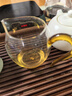 容山堂禾器公道杯茶漏玻璃大號茶海加厚分茶器帶把公杯高檔功夫茶具配件 禾器晶彩怡然公道杯-淺黃色 曬單實(shí)拍圖
