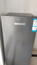 海爾（Haier）風(fēng)冷無(wú)霜立式冰柜家用小型冷柜冷藏冷凍柜側開(kāi)門(mén)母乳儲奶茶葉海爾冰柜抽屜 137升電子觸控調溫丨海晶灰 137L 曬單實(shí)拍圖