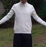 HLA海瀾之家長(cháng)袖針織衫秋季男25保暖氣質(zhì)假兩件毛衣男 曬單實(shí)拍圖