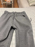 羅蒙（ROMON）防寒保暖寬松男士休閑褲秋冬季棉運動加絨褲中年棉褲羊羔絨褲子 深灰色【春秋款】 不加絨 2XL 適合152到168斤左右 曬單實拍圖