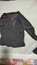 皮爾卡丹（pierre cardin）夏季配吊帶裙子的小外搭輕薄披肩網(wǎng)紗開(kāi)衫氣質(zhì)百搭防曬小坎肩罩衫 灰色開(kāi)衫 L [建議100-120斤] 曬單實(shí)拍圖