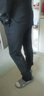 勁霸男裝商務(wù)休閑男士西服套裝春夏款套西服正裝|BSFE3306 黑色A XL 曬單實(shí)拍圖