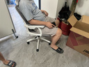 南皇人體工學(xué)椅可躺午休辦公椅久坐午睡辦公室椅電腦椅宿舍書房座椅子 【贈(zèng)雙枕】白-3級(jí)氣桿-尼腳-擱腳 155-180度(含) 聯(lián)動(dòng)扶手 帶擱腳 曬單實(shí)拍圖