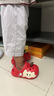 chedoir2025新款原創(chuàng  )蘋(píng)果兒童洞洞鞋夏季外穿女童男寶防滑親子包頭拖鞋 紅蘋(píng)果 14 cm內長(cháng)【適合腳長(cháng)約13.5-14】 曬單實(shí)拍圖