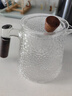 憶壺茶茶壺玻璃泡茶壺茶水分離水壺加厚泡茶器辦公煮茶壺耐熱茶具套裝 【加厚錘紋】居仕壺600ml 曬單實(shí)拍圖