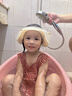 英氏（YEEHOO）洗頭帽 嬰兒洗頭神器 兒童洗發(fā)帽 小孩寶寶家用洗澡防水擋水護(hù)耳 不懼洗澡 多檔調(diào)節(jié) 防水護(hù)眼護(hù)耳 曬單實(shí)拍圖