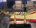 禮之源 琉璃八駿雄風(fēng)馬擺件 老板辦公室桌商務(wù)禮品客廳酒柜擺設(shè)開業(yè)禮品 琉璃馬 長(zhǎng)44寬12高24CM 曬單實(shí)拍圖