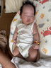 蒂樂(lè ) 防吐奶斜坡枕嬰兒哺乳枕斜坡墊枕新生兒安撫枕墊喂奶神器0-1歲 艾克熊貓 （A類(lèi)針織棉） 適合0-1歲 曬單實(shí)拍圖