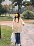 VEOX毛衣女針織衫女2025新款秋冬復古oversize軟糯慵懶奶fufu上衣黃色 黃色 M 建議90-105斤 曬單實(shí)拍圖