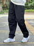 森馬（Semir）休閑褲男工裝褲寬松直筒褲子秋季戶外長(zhǎng)褲純棉松緊腰101524127112 曬單實(shí)拍圖
