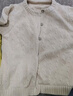 巴厘小豬（BALIPIG）兒童毛線(xiàn)衣春秋寶寶針織衫女童衣服外套嬰兒毛衣開(kāi)衫男童春裝洋氣 杏色 90 cm 曬單實(shí)拍圖