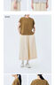 無(wú)印良品（MUJI） IDEE 女式 人字紋 寬版褲 褲子女款早秋款闊腿褲 GAD64C4S 淺米色 均 碼 165/72A 曬單實(shí)拍圖