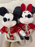 Disney迪士尼米奇米妮結(jié)婚公仔婚禮毛絨玩偶壓床娃娃一對擺件訂婚禮物 國風(fēng)系列-12號米奇 站高約36cm 曬單實(shí)拍圖