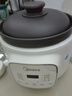 美的（Midea）電燉鍋 電燉盅電砂鍋 2.5h快燉陶瓷煲湯鍋燉湯鍋紫砂鍋3L燕窩燉盅煮粥嬰兒輔食鍋電煮鍋MD-DGE3056 曬單實(shí)拍圖