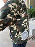 季駱森空調(diào)服男風(fēng)扇衣工地降溫純棉工作服男勞?？照{(diào)衣男制冷高溫作業(yè)服 1件迷彩+2個(gè)風(fēng)扇+2萬充電寶 XL 曬單實(shí)拍圖
