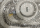 iuu嬰兒洗澡盆兒童浴盆大號寶寶可折疊可坐可躺浴架臉盆套餐 【北歐灰】浴盆+可調節浴架+臉盆 材質(zhì)：食品級PP原料，無(wú)添加回料 曬單實(shí)拍圖