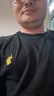 U.S. POLO ASSN.短袖t恤男夏季純棉小白T圓領(lǐng)寬松短袖男士打底衫 黑色 XL 曬單實(shí)拍圖