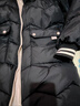 連帽棉衣女冬季韓版撞色寬松休閑百搭棉服外套中長(cháng)款棉襖J673 黑色 M （95-110斤） 曬單實(shí)拍圖