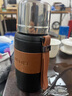 恩爾美（nRMEi）保溫杯男士男款陶瓷內(nèi)膽茶水分離燜泡茶杯大容量高檔便攜商務水杯 黑600ml【茶水分離+陶瓷內(nèi)膽】 曬單實拍圖
