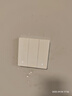 小米智能開關(guān)（三開）接入米家 單火零火兼容 超長壽命 開關(guān)面板 曬單實拍圖