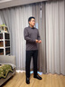 貴之步男士皮鞋新款商務(wù)休閑鞋厚底增高正裝鞋一腳蹬男鞋 G676 黑色 42 曬單實(shí)拍圖