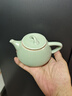 祥業(yè)song杯子汝窯泡茶壺陶瓷大號功夫茶具西施壺汝瓷單壺提梁壺泡茶器 大石瓢壺 260ml 曬單實(shí)拍圖