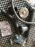 云華衛(wèi)浴洗菜盆下水管配件廚房下水管排水管下水器 PE YH175后置茶色雙槽 曬單實(shí)拍圖