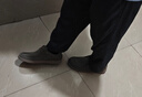 斯凱奇（Skechers）閃穿鞋男鞋秋季休閑鞋一腳蹬商務(wù)板鞋軟底豆豆鞋帆布鞋210959 曬單實拍圖
