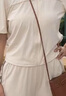 駱駝（CAMEL）休閑直筒寬松顯瘦女短袖運動服兩件套裝 Y25BY0L2016 杏仁奶 L 曬單實拍圖