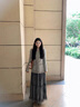 歌芭杉（GEBASHAN）品牌女裝高奢銀灰小香風(fēng)外套女秋冬新款高級感法式復古毛呢外套 銀灰色 S 曬單實(shí)拍圖