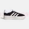阿迪達(dá)斯 （adidas）三葉草系列 女子 GAZELLE BOLD W 休閑鞋 HQ6912 黑色 37碼 曬單實(shí)拍圖